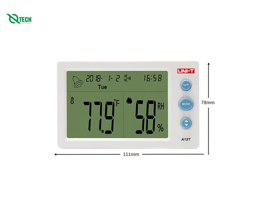 Máy đo nhiệt độ độ ẩm UNI-T A13T (-10°C~50°C,20%~95%RH)
