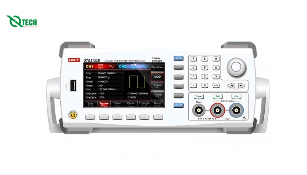 Máy phát xung tuỳ ý/phát hàm UNI-T UTG2122B (120MHz,2kênh,320MS/s)