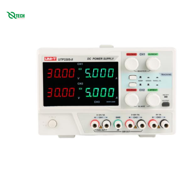 Nguồn DC tuyến tính UNI-T UTP3303-II (3CH, 32V, 3A, 10mV, 1mA)