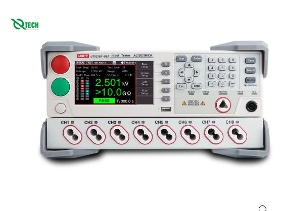 Máy kiểm tra Hipot UNI-T UT5320R-S8A (8CH; 0.050kV~5.000kV)